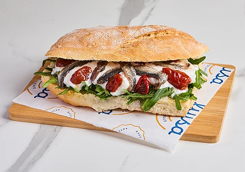 Panino Mediterraneo particolare